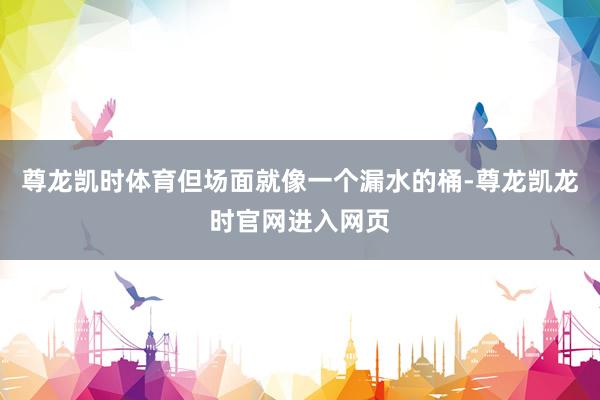 尊龙凯时体育但场面就像一个漏水的桶-尊龙凯龙时官网进入网页